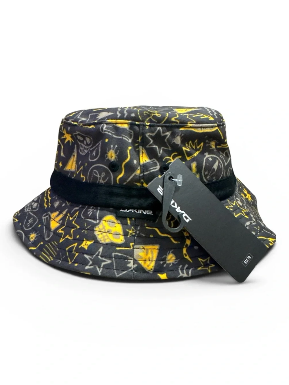 DAKINE Beach Bum Bucket Hat OS Wildside Black Multi NWT